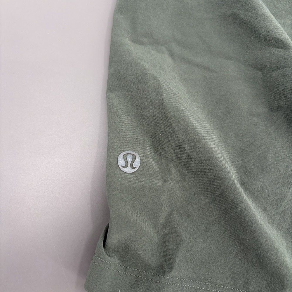 Lululemon Zeroed In Shorts Mens Large Green 7" Linerless Pockets Training Gym - Picture 3 of 9